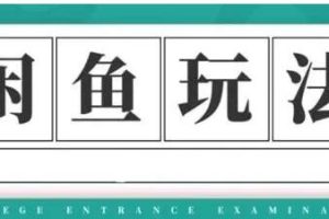 闲鱼怎么做赚钱？龟课-闲鱼无货源电商玩法，教程视频第19期