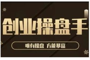 极简·创业操盘手，年入百万的指导课，帮助创业者少走弯路