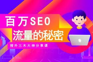 SEO优化教程视频《百万SEO流量的秘密》搜外三木大神分享