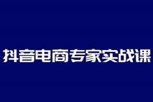 抖音电商专家实战课，你上你也行-人人能做的卖货达人