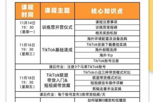 TikTok Shop本土+跨境第16期，双店带货训练营，出海抢占全球新流量，一店卖全球