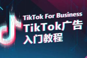 TikTok广告入门教程，从0到1掌握TikTok投放的全流程